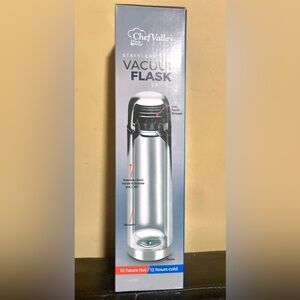 NEW STAINLESS STEEL INSULATED BULLET VACUUM THERMOS FLASK 12 Hour 34 OZ  1000 ML